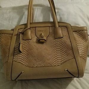 London Fog Snakeskin Embossed Bag